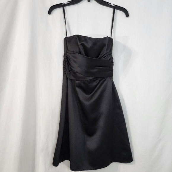 White House Black Market dress size 0 color Black straples - Picture 6 of 7